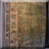 R54. Handknotted wool Oriental rug. Made in India. 8'2” x 10'4”